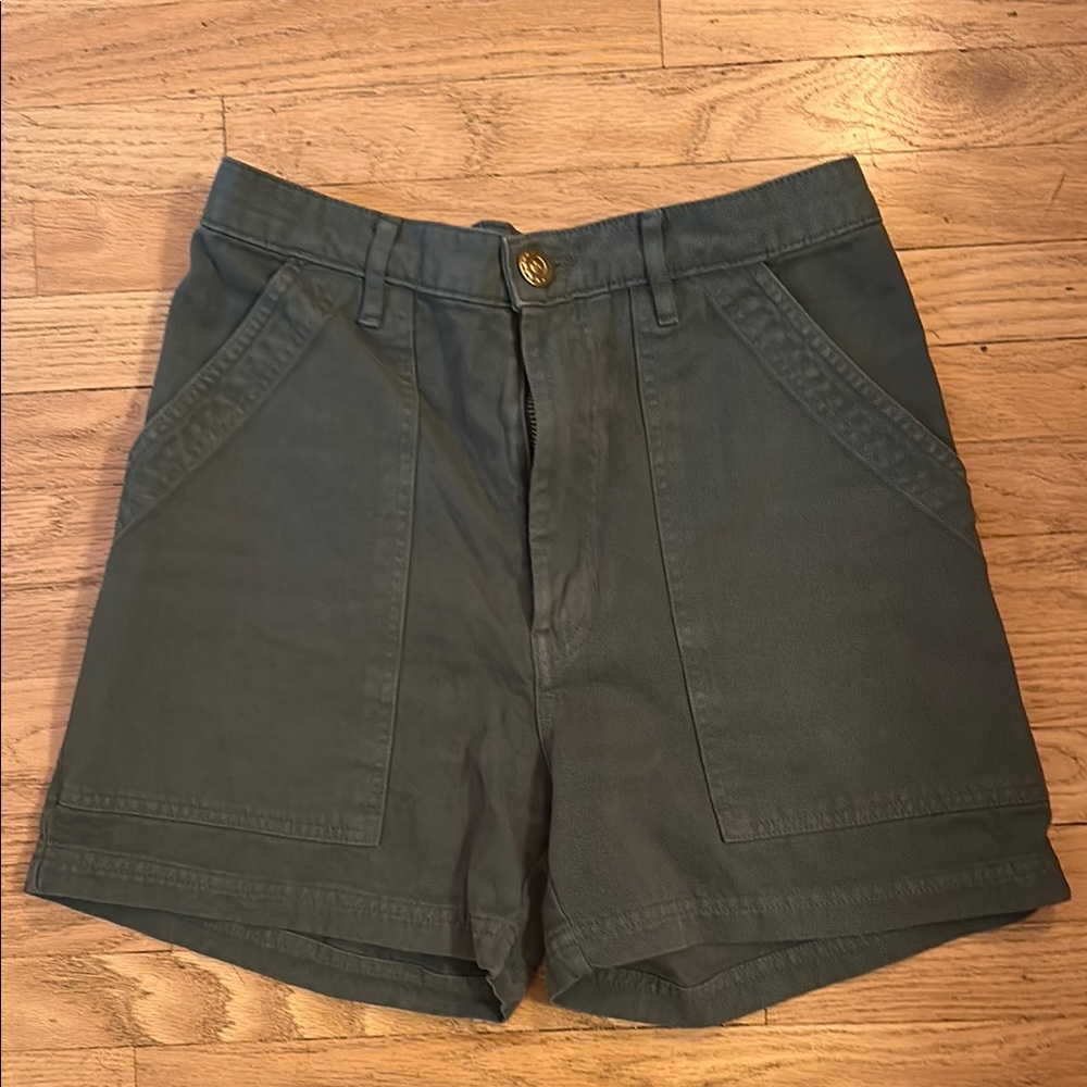 Big Bud Press Olive Green Work Shorts Size Small